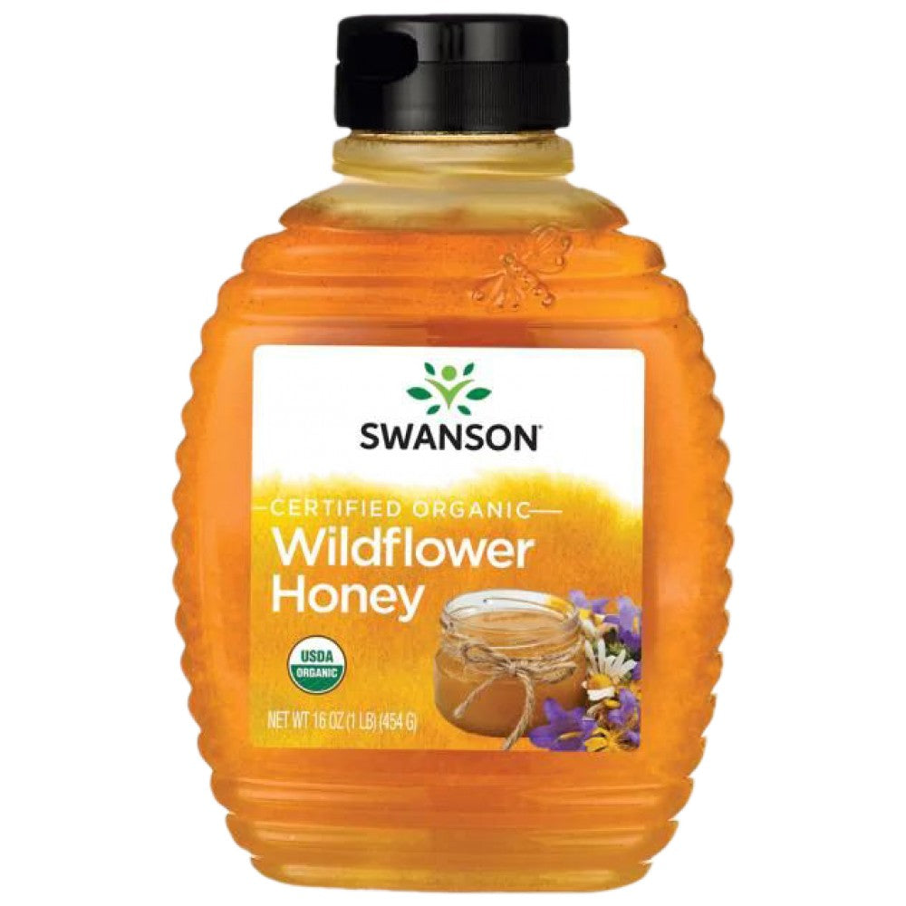 SWANSON Certified Organic Wildflower Honey - Органичен пчелен мед