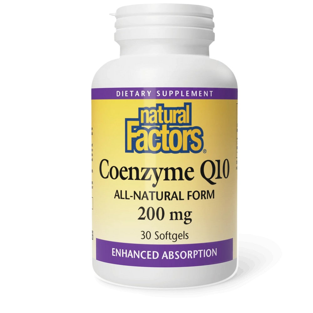 Natural Factors Coenzyme Q10 200 mg - Коензим Q10 200 mg