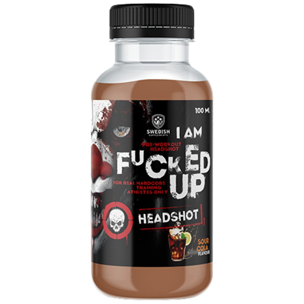 SWEDISH Supplements I am F#CKED UP Headshot - Предтренировъчен шот