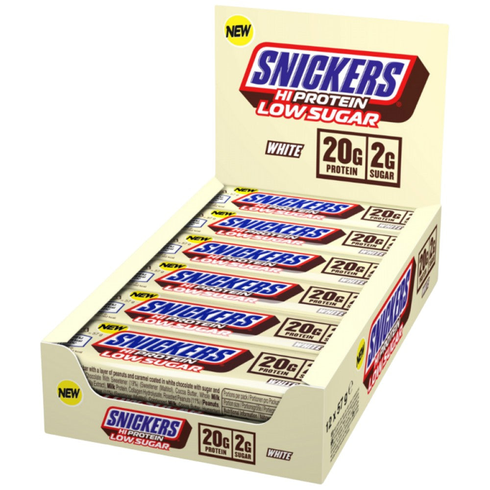 Snickers Hi-Protein Bar Low Sugar - Протеинов бар Snickers