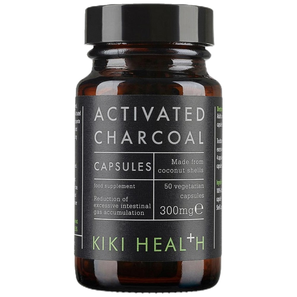 KIKI Health Activated Charcoal 300 mg - Активен въглен 300 mg