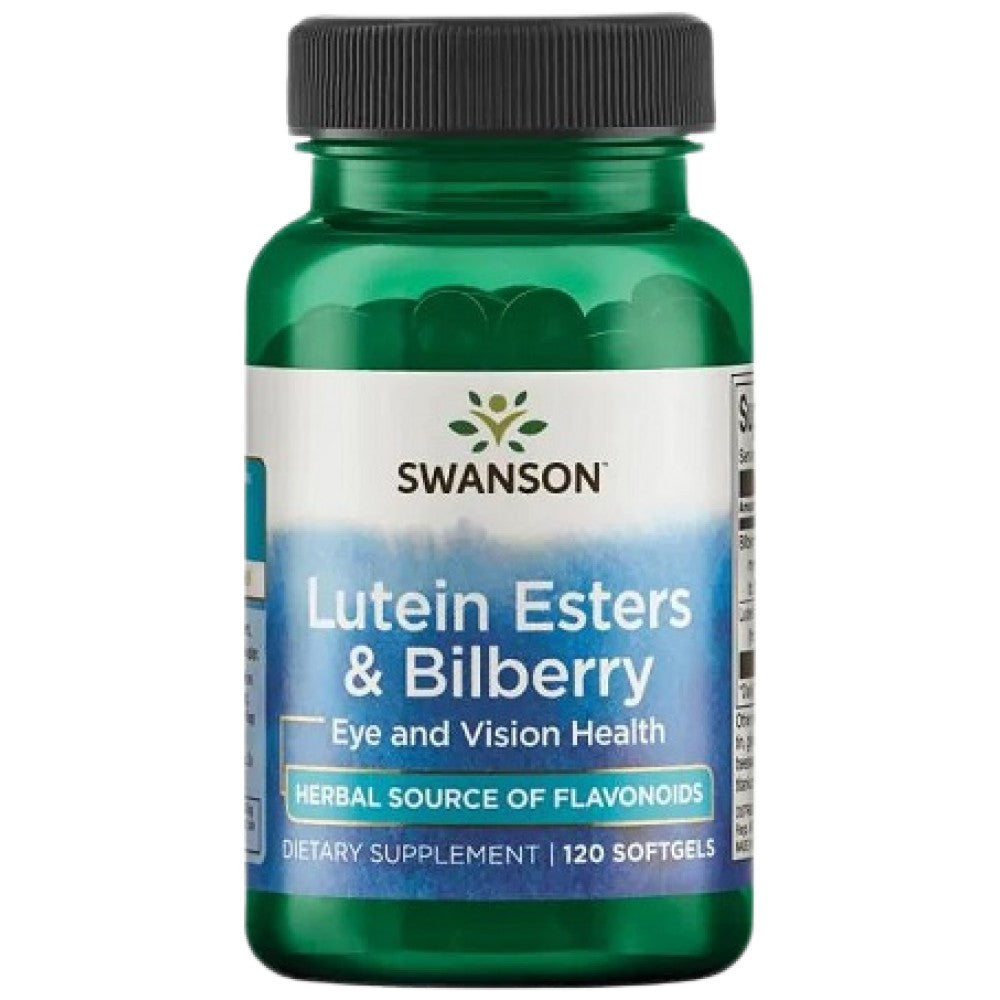 SWANSON Lutein Esters & Bilberry - Лутеин с черна боровинка