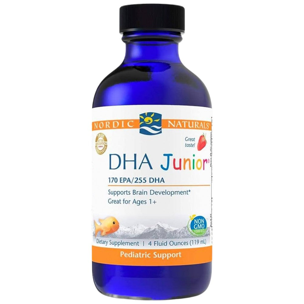 Nordic Naturals DHA Junior Liquid 170 mg EPA & 255 mg DHA - Течно рибено масло за деца