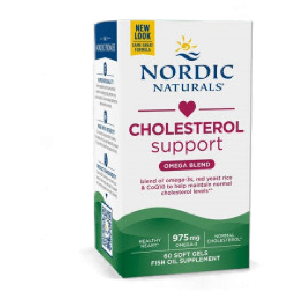 Nordic Naturals Cholesterol Support Omega LDL 1152 mg with Red Yeast Rice and CoQ10 - Омега за холестерол с червен ориз