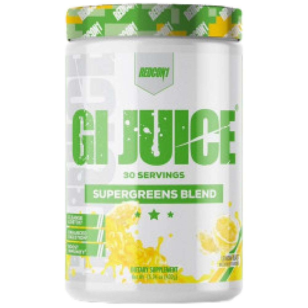 Redcon1 GI Juice Supergreens Blend + Digestive Enzymes - Зелени храни с ензими