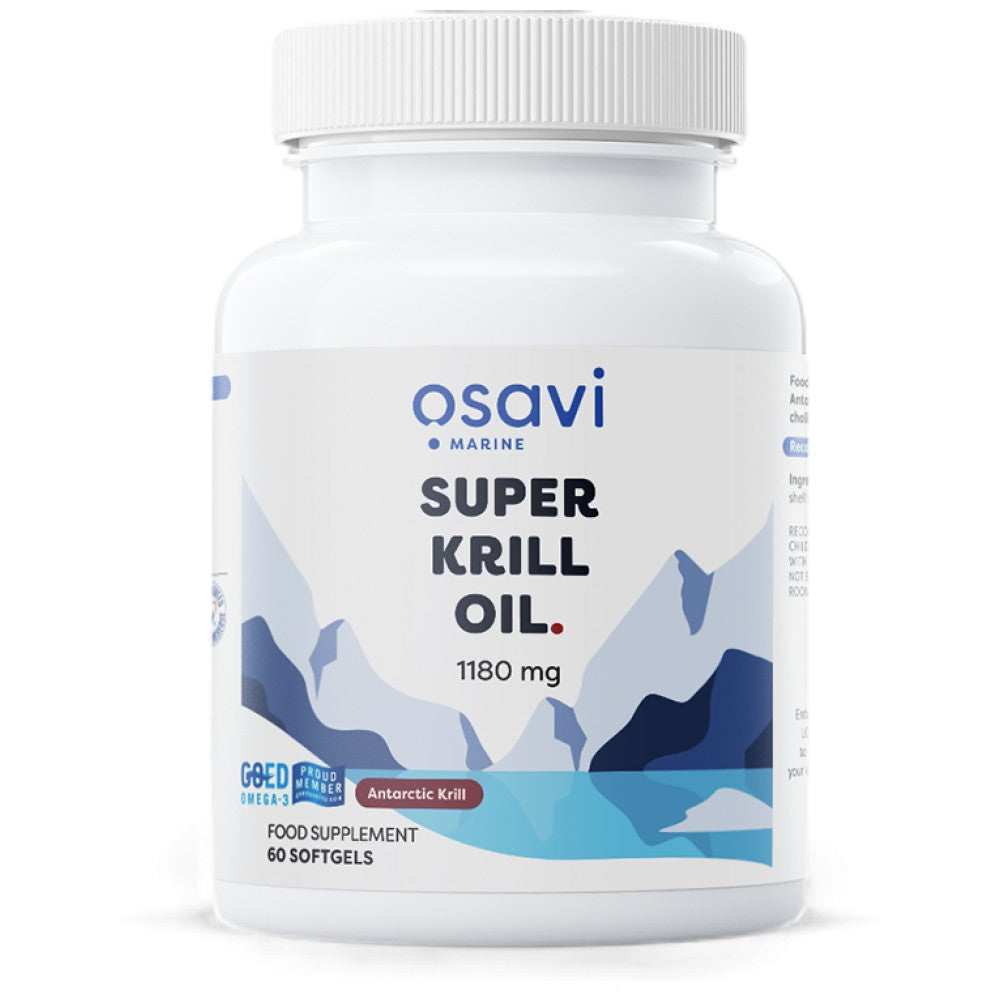 Osavi Super Krill Oil 1180 mg - Крилово масло 1180 mg
