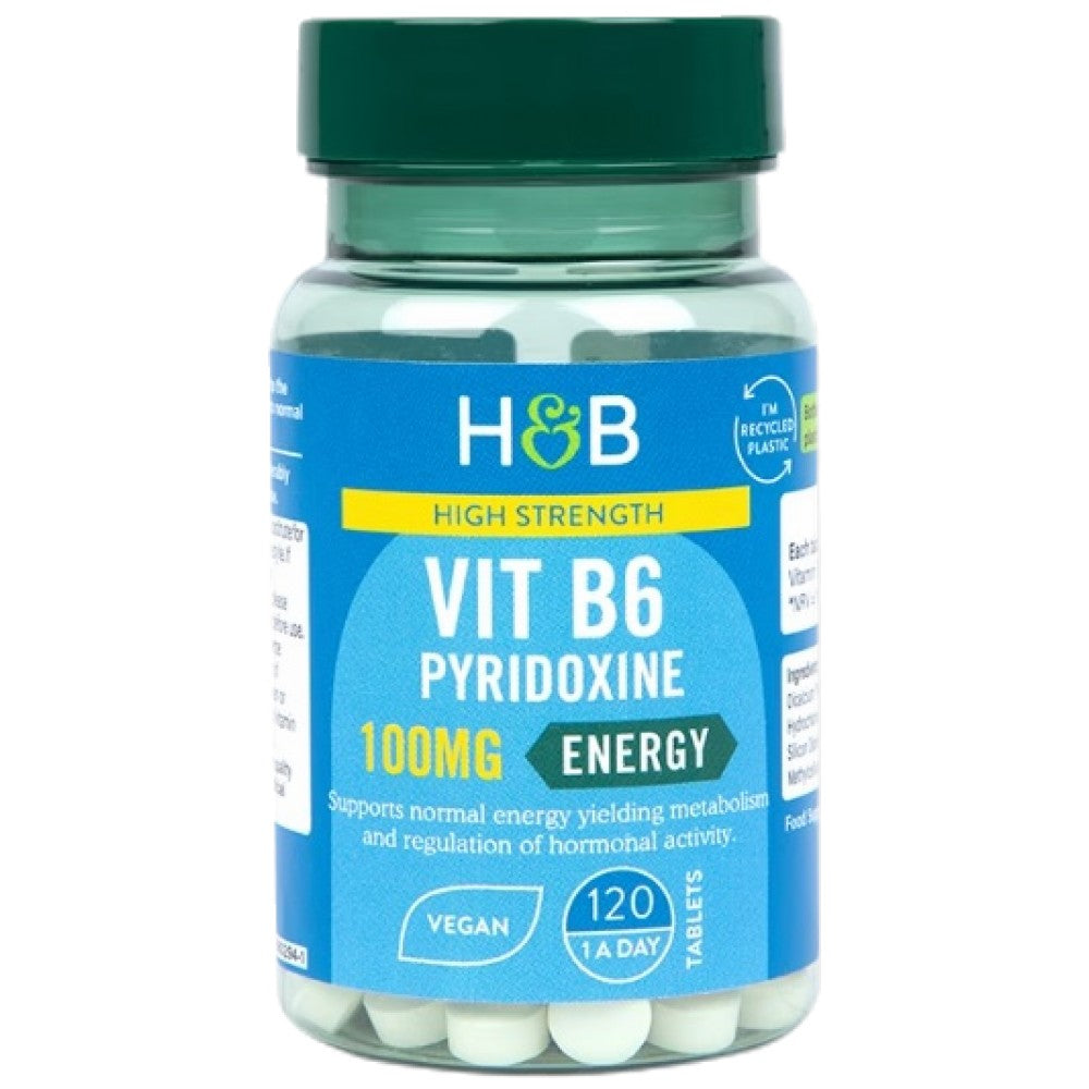 Holland And Barrett Vitamin B6 Pyridoxine 100 mg - Витамин B6 пиридоксин 100 mg