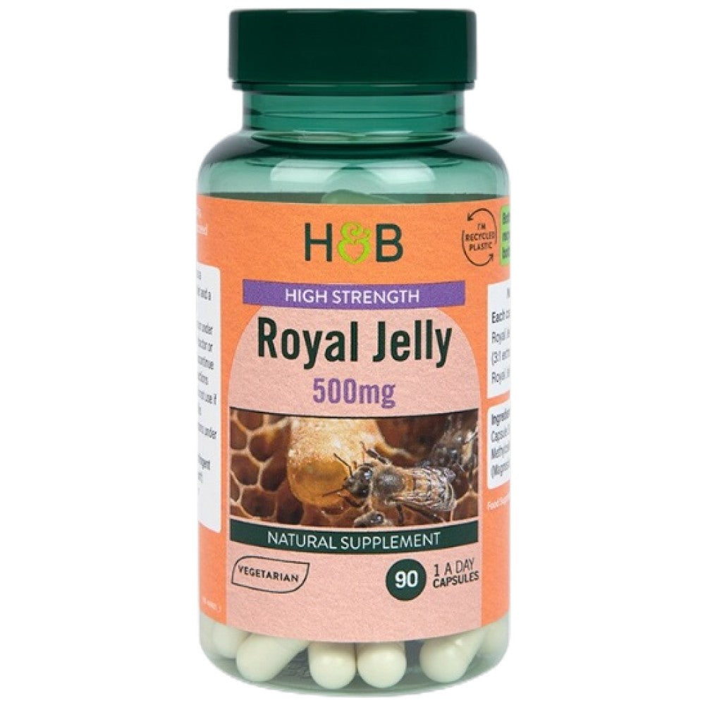 Holland And Barrett High Strength Royal Jelly 500 mg - Пчелно млечице 500 mg