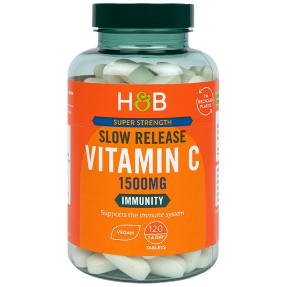 Holland And Barrett Super Strength Slow Release Vitamin C 1500 mg - Витамин C 1500 mg