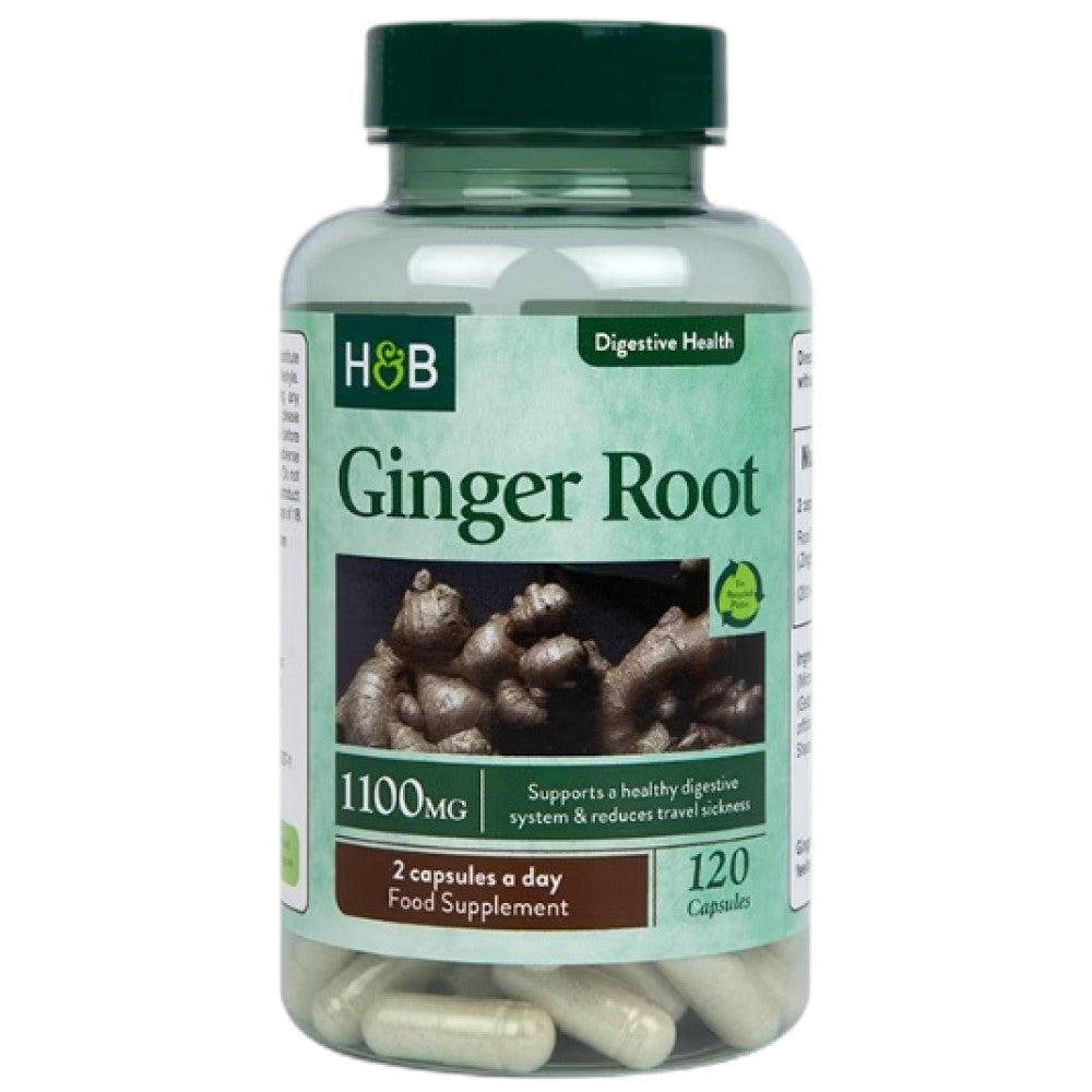 Holland And Barrett Ginger Root 1100 mg - Джинджифил корен 1100 mg