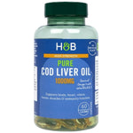 Holland And Barrett Cod Liver Oil 1000 mg - Масло от черен дроб на треска 1000 mg