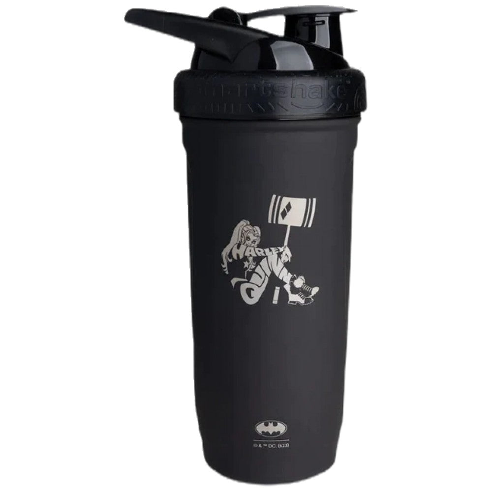 SmartShake Smart Reforce Stainless Steel Shaker Harley Queen - Метален шейкър Harley Quinn