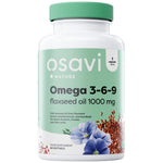 Osavi Omega 3-6-9 Flaxseed Oil 1000 mg - Ленено масло Омега 3-6-9 1000 mg