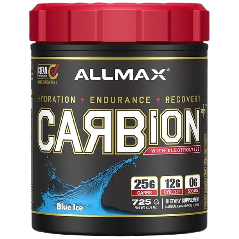 AllMax Nutrition Carbion+ Electrolyte Hydration Drink with Cyclic Dextrin - Въглехидратна напитка с електролити