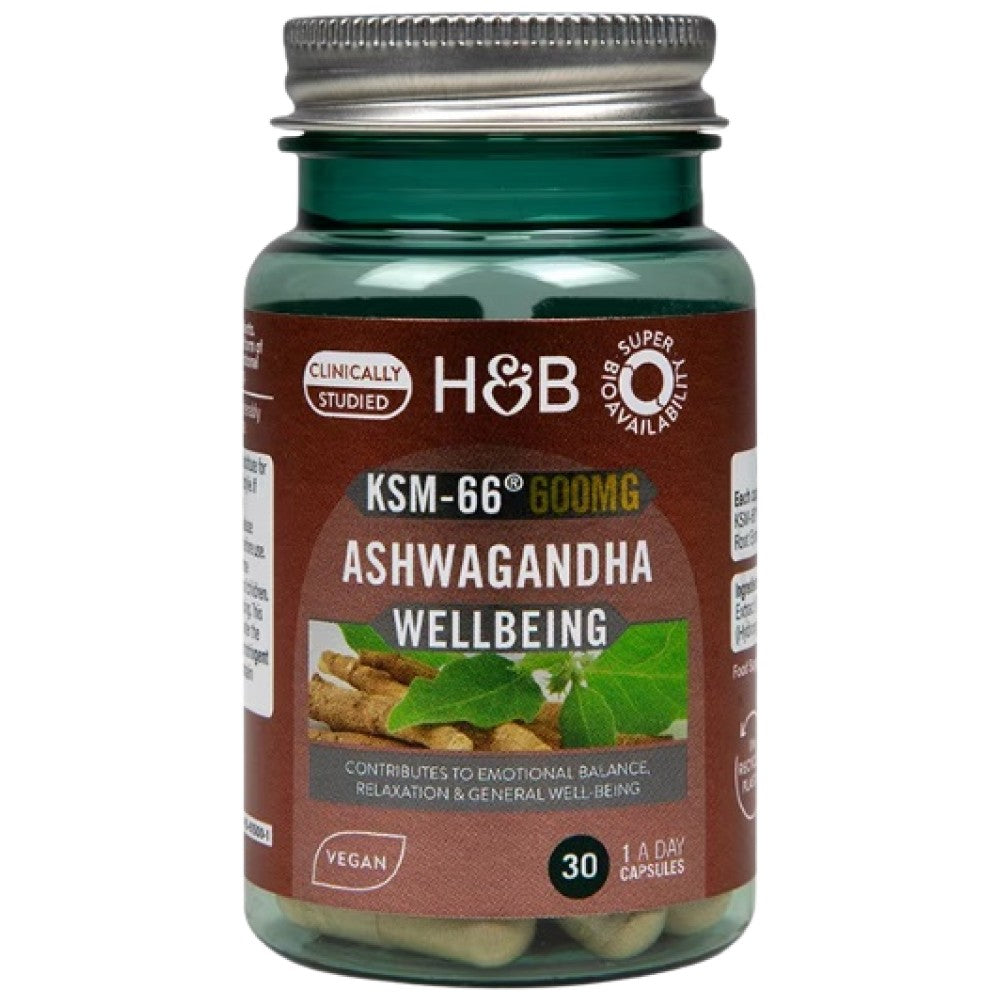 Holland And Barrett Ashwagandha 600 mg KSM-66 - Ашваганда KSM-66 600 mg