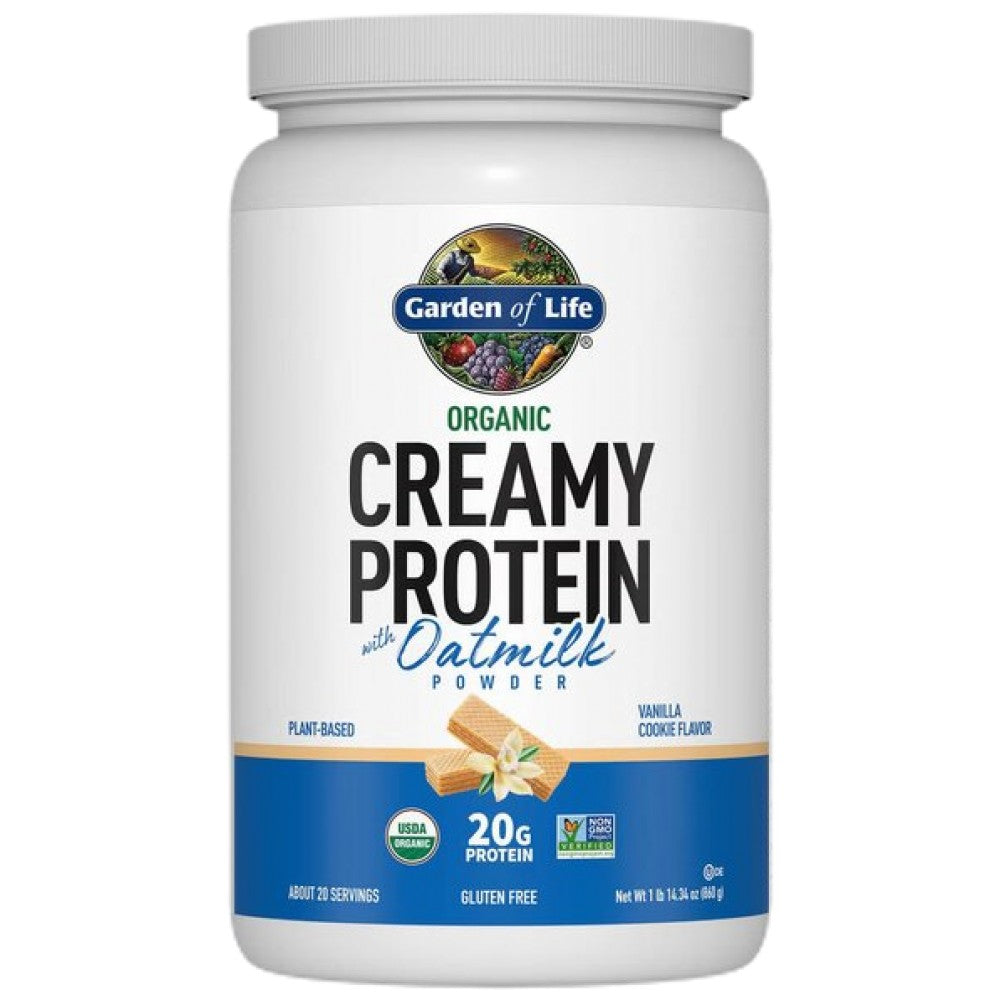Garden Of Life Organic Creamy Protein with Oat Milk - Био веган протеин с овесено мляко