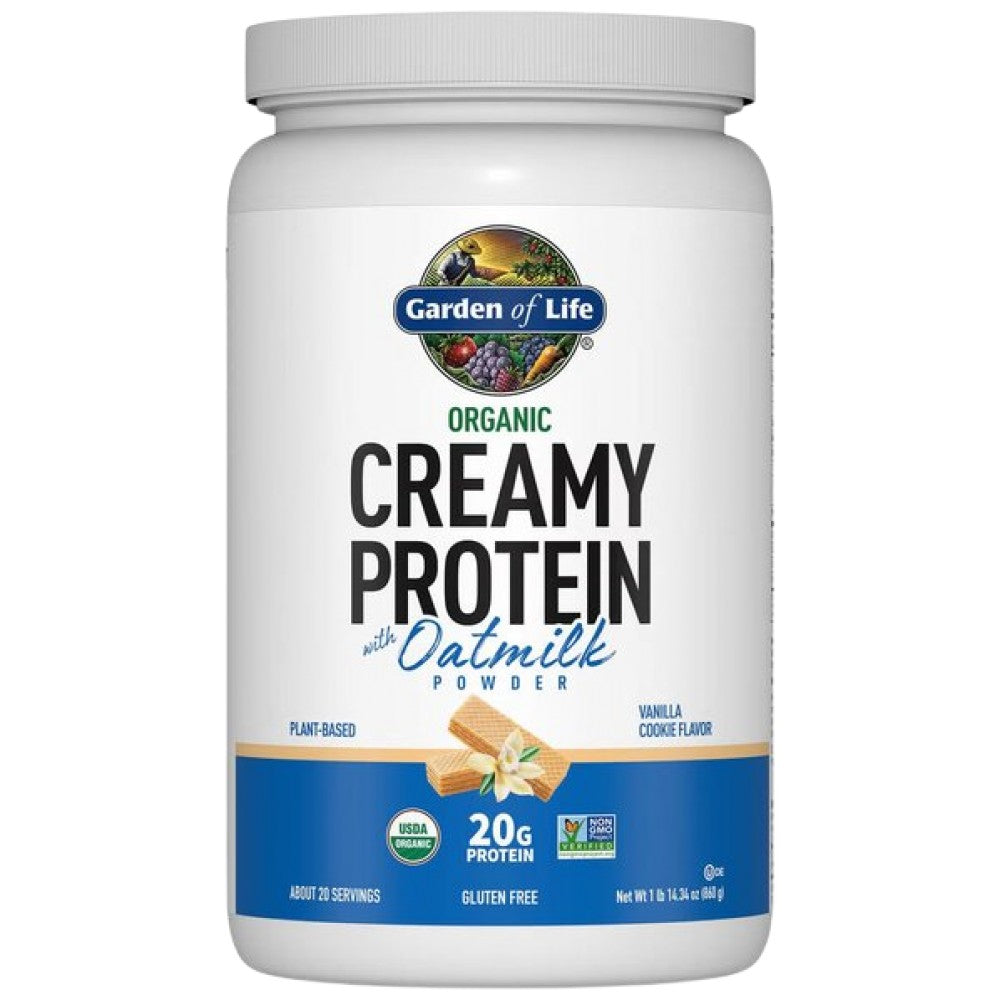 Garden Of Life Organic Creamy Protein with Oat Milk - Био веган протеин с овесено мляко