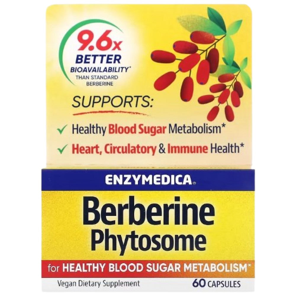 Enzymedica Berberine Phytosome with Berbevis - Берберин фитозоми