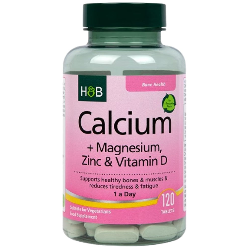 Holland And Barrett Calcium + Magnesium, Zinc & Vitamin D - Калций, магнезий, цинк и Витамин Д