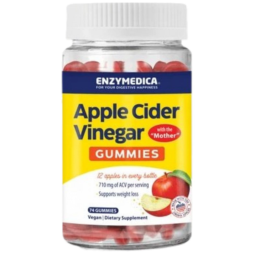 Enzymedica Apple Cider Vinegar Gummies - Ябълков оцет гъми