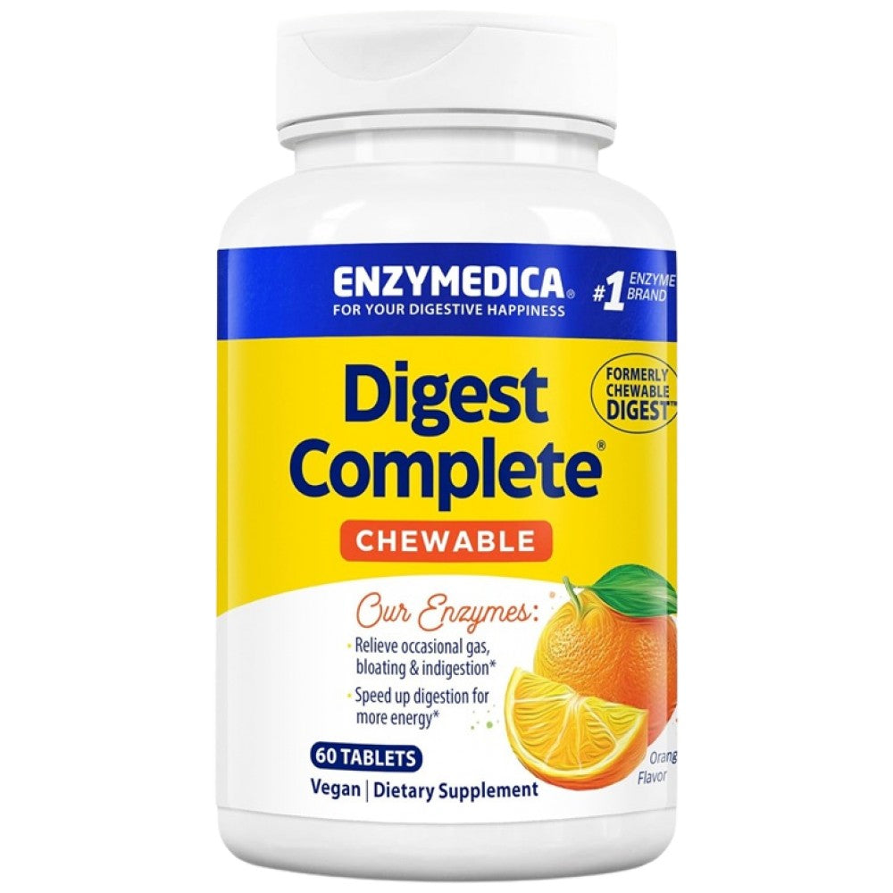 Enzymedica Digest Complete Chewable - Храносмилателни ензими за дъвчене