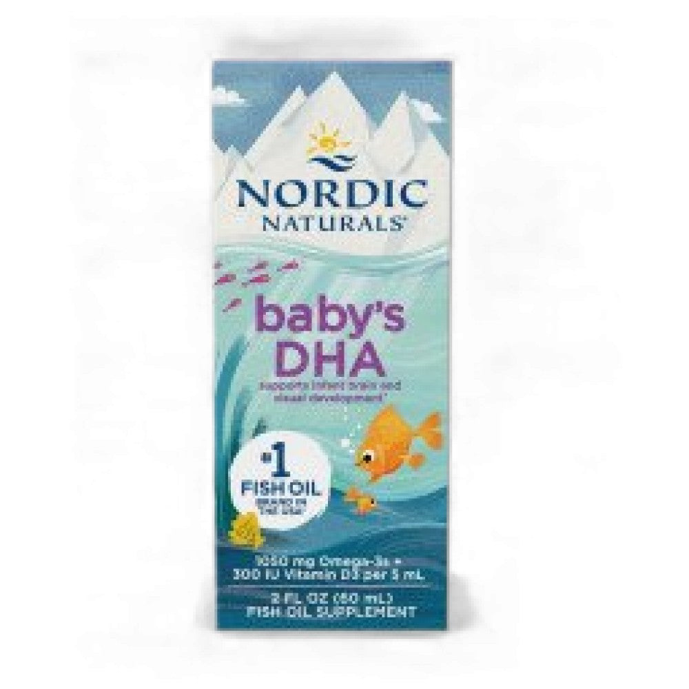 Nordic Naturals Baby DHA 1050 mg Omega-3 with Vitamin D - Бебешка омега 3 с Витамин Д