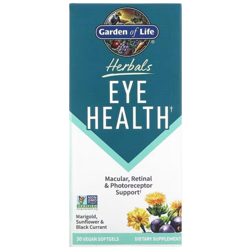 Garden Of Life Herbals Eye Health with Marigold & Black Currant - Билкова формула за очите