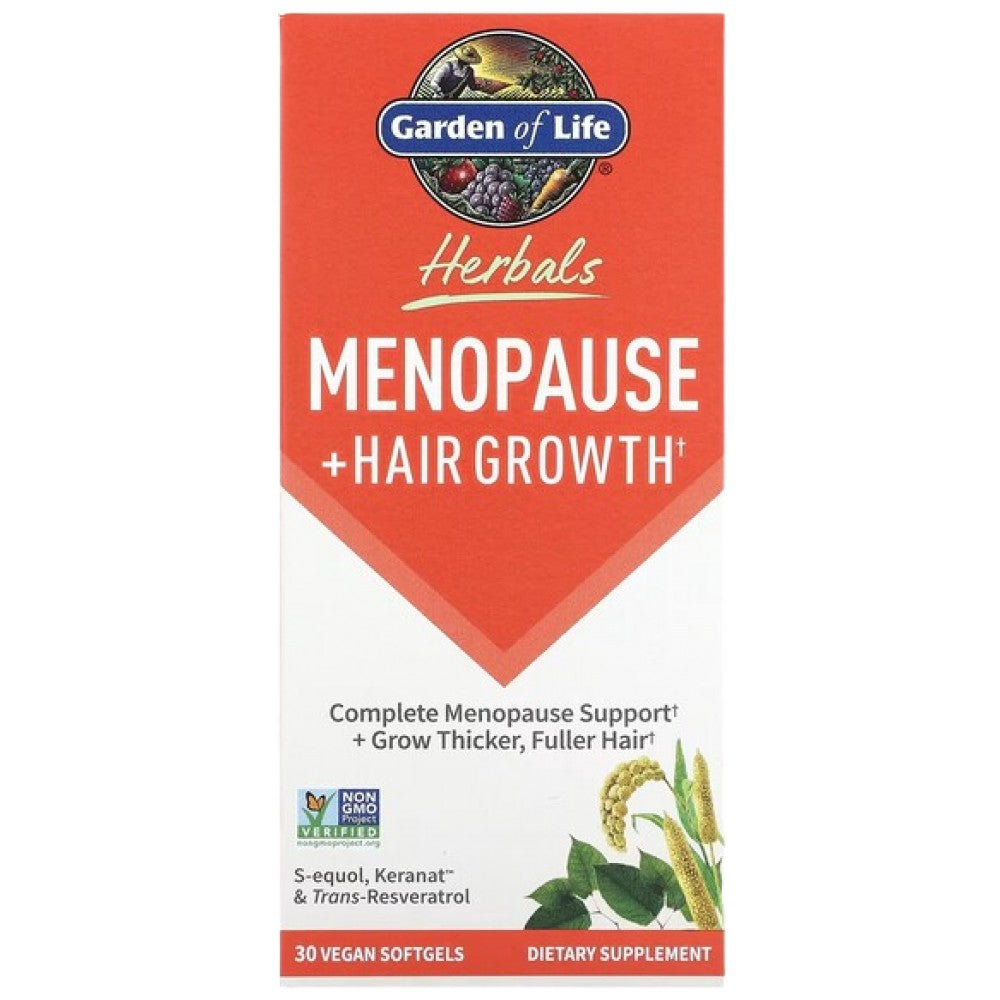 Garden Of Life Herbals Menopause + Hair Growth - Билкова формула при менопауза