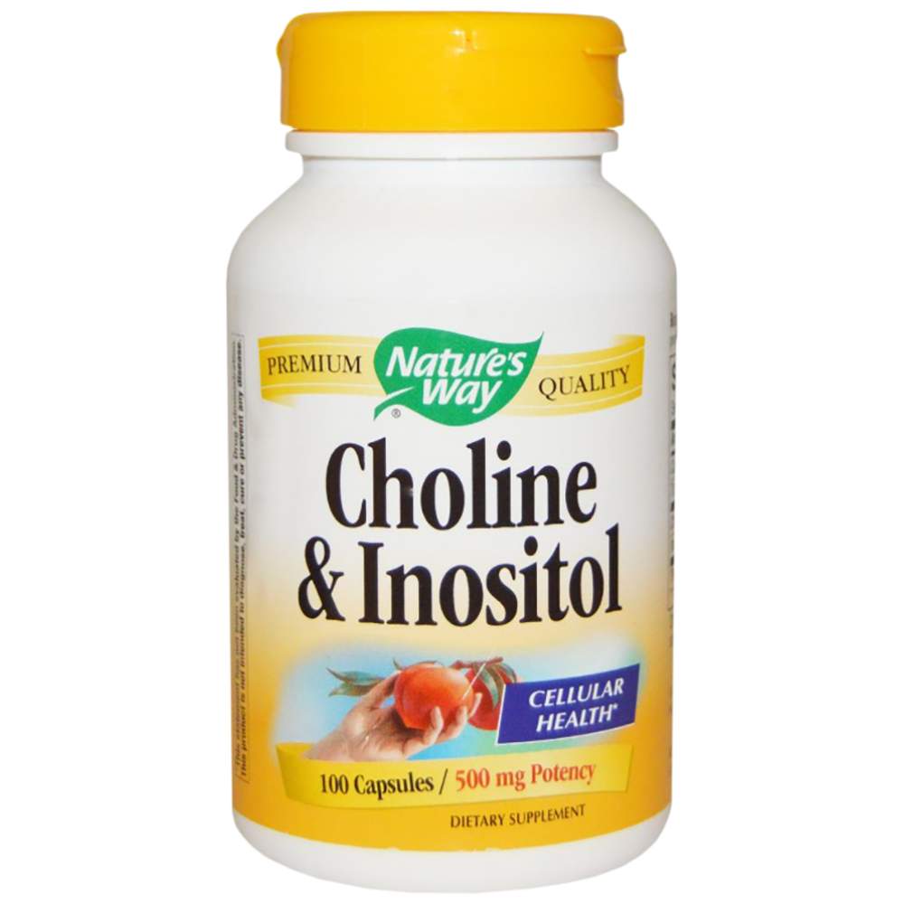 Nature’s Way Choline 250 mg & Inositol 250 mg - Холин и Инозитол