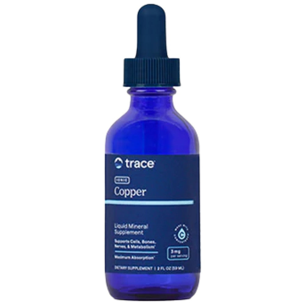 Trace Minerals Ionic Copper 3 mg - Течна йонна мед 3 mg