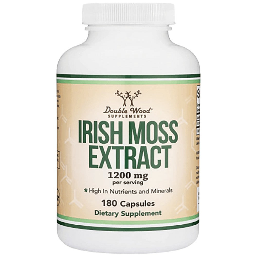 Double Wood Supplements Irish Sea Moss Extract 1200 mg - Ирландски мъх екстракт 1200 mg