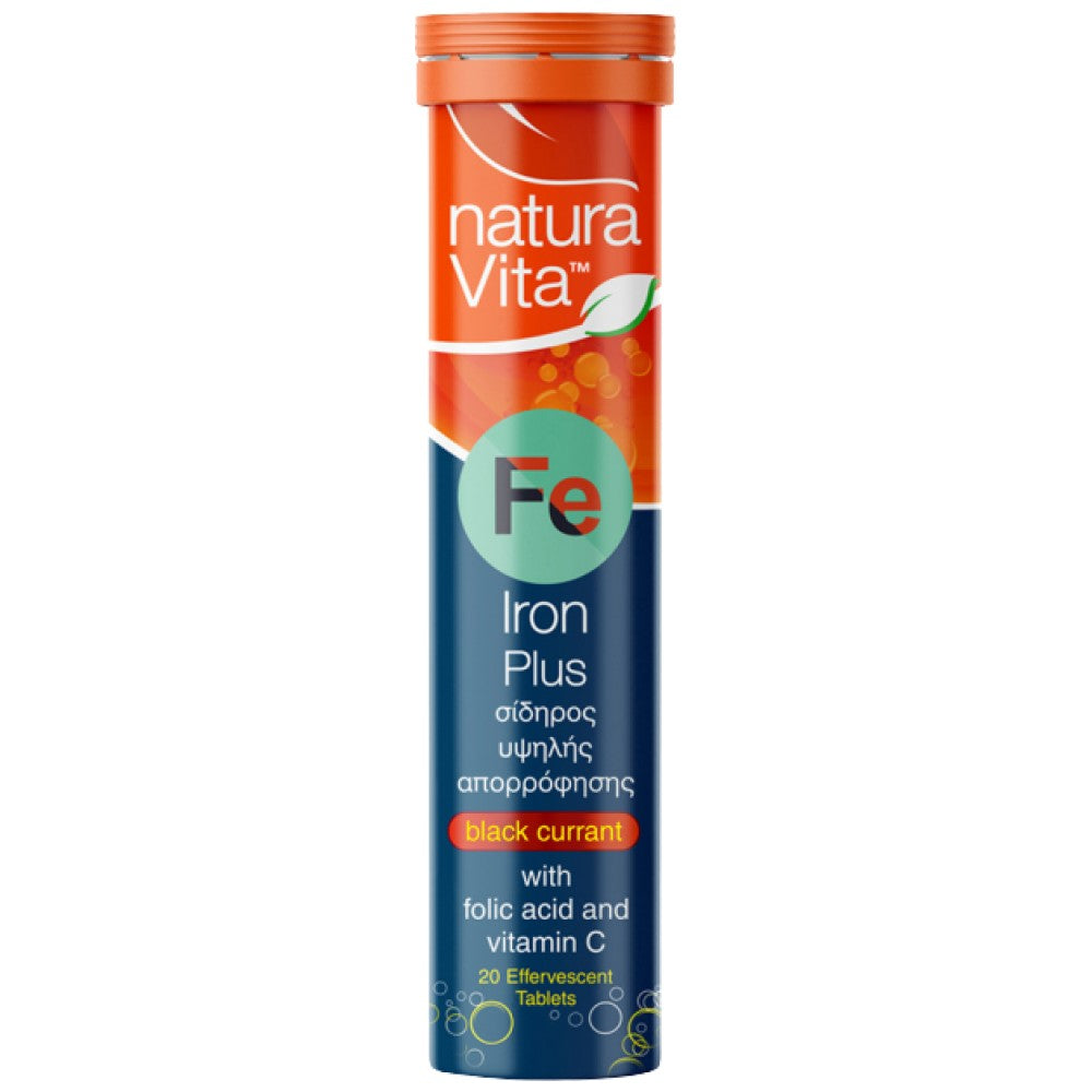 Natura Vita Iron plus Folic Acid & Vitamin C - Желязо с фолиева киселина и Витамин C