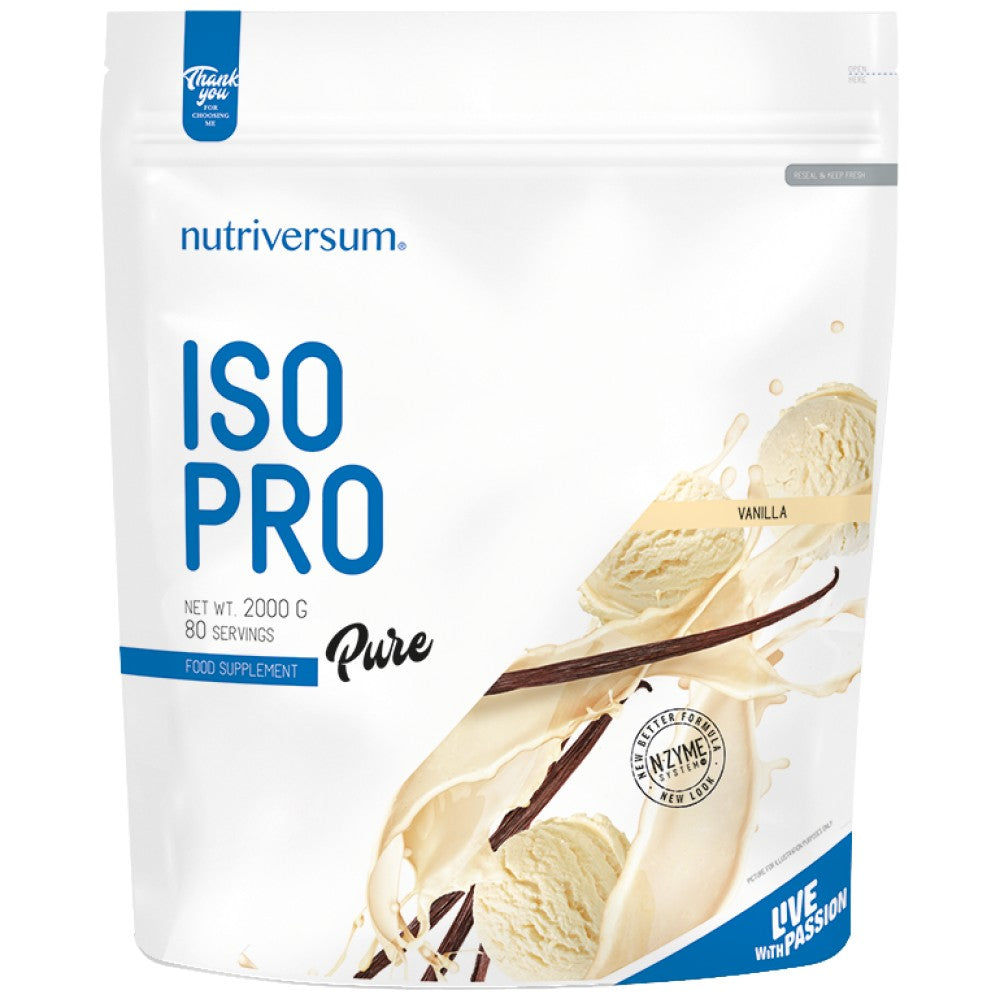 Nutriversum Iso Pro Pure Whey - Суроватъчен изолат с ензими