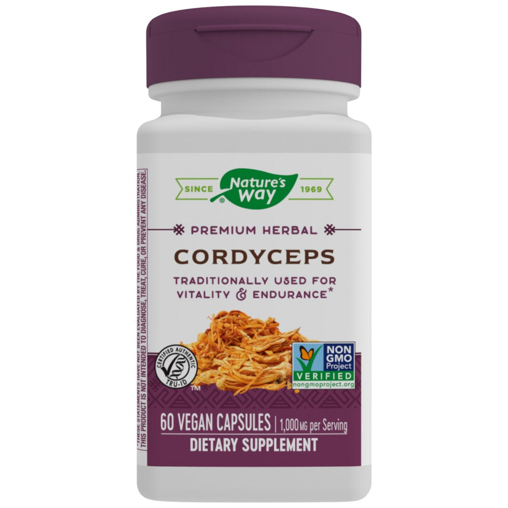 Nature’s Way Cordyceps 500 mg - Кордицепс 500 mg