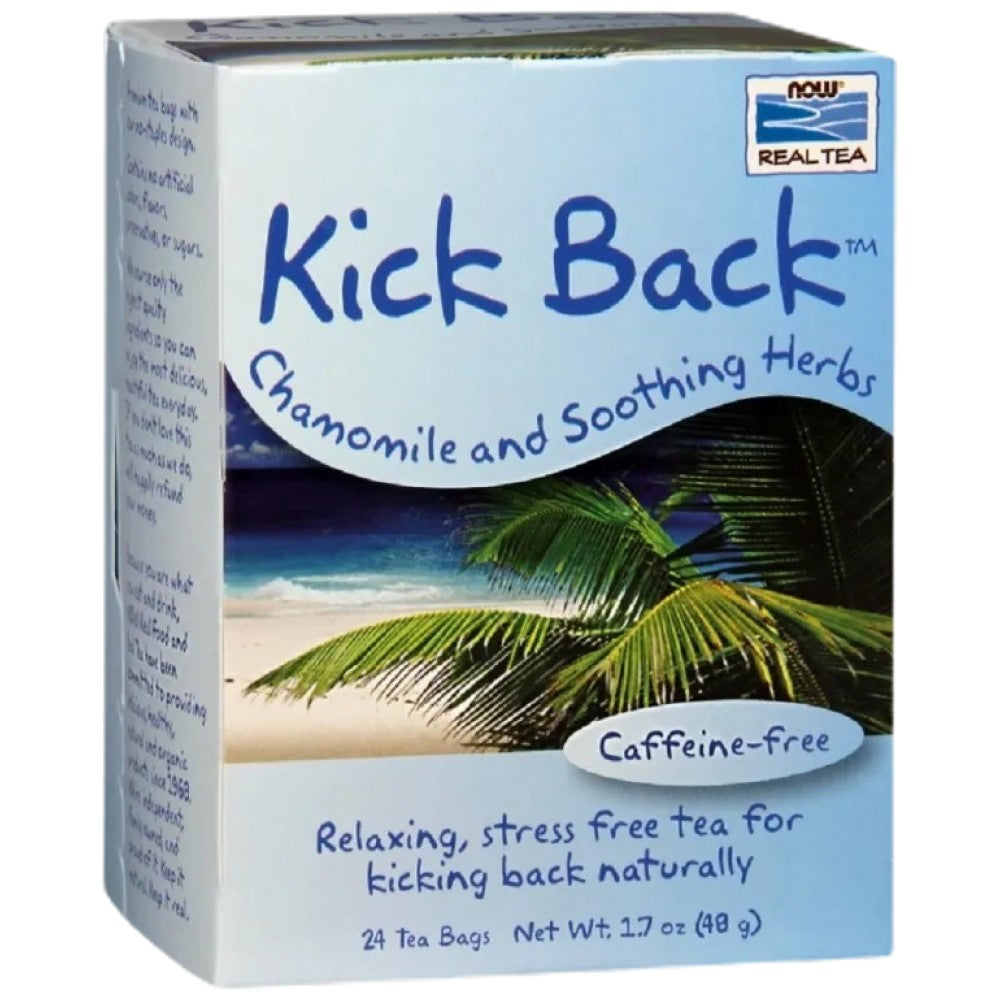 NOW Foods Kick Back Tea - Релаксиращ билков чай