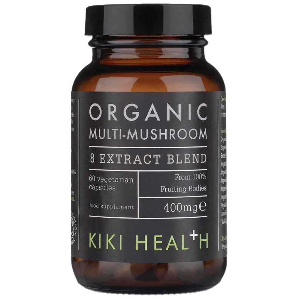 KIKI Health Multi-Mushroom Blend Organic 400 mg - Био гъбен комплекс 400 mg