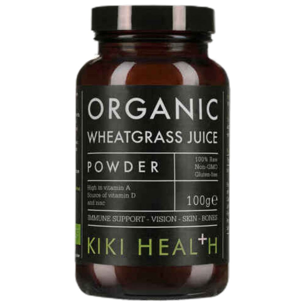 KIKI Health Organic Wheatgrass Juice Powder - Сок от пшенична трева на прах