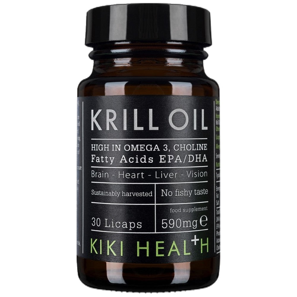 KIKI Health Krill Oil 590 mg - Крилово масло 590 mg