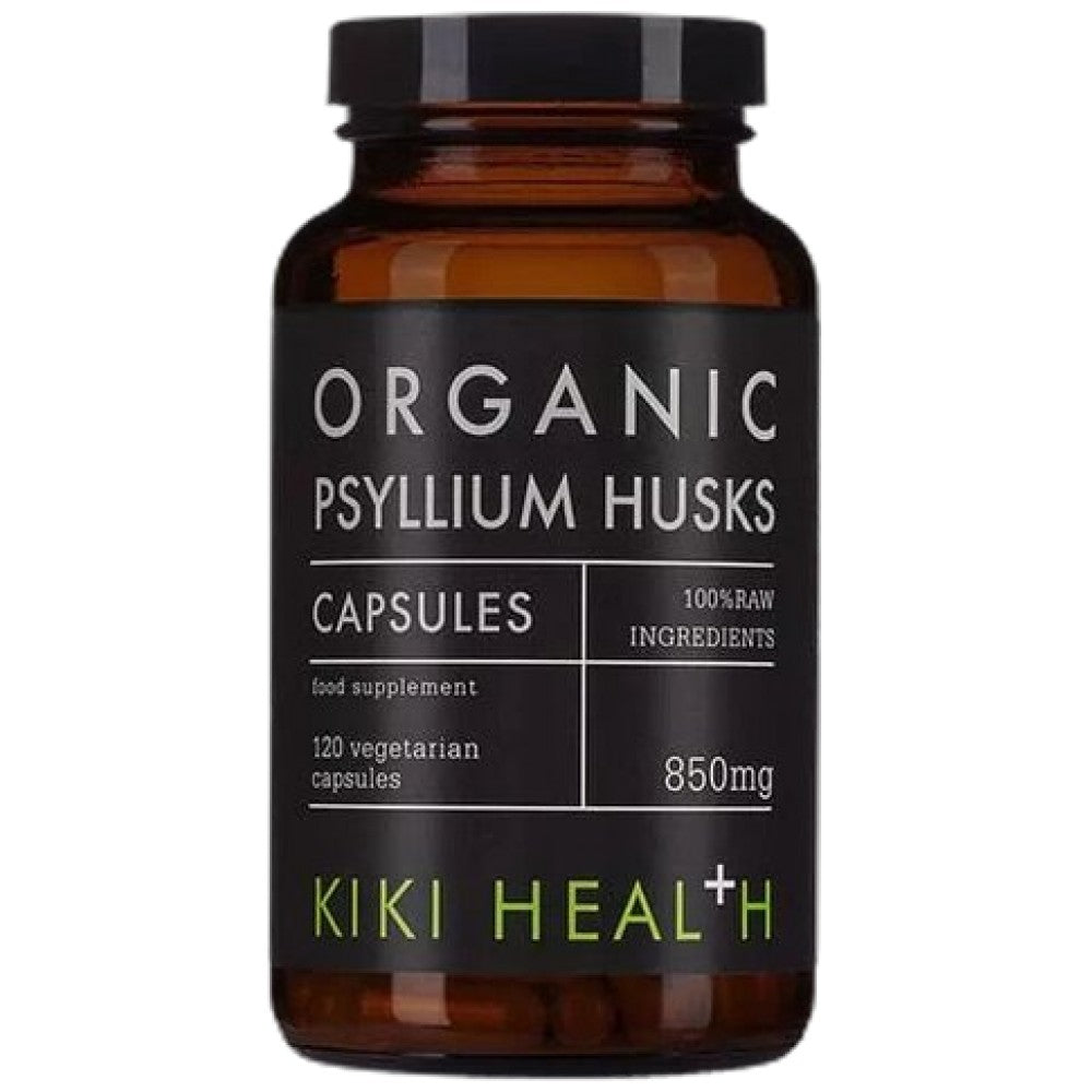 KIKI Health Organic Psyllium Husks 850 mg - Био псилиум обвивки 850 mg