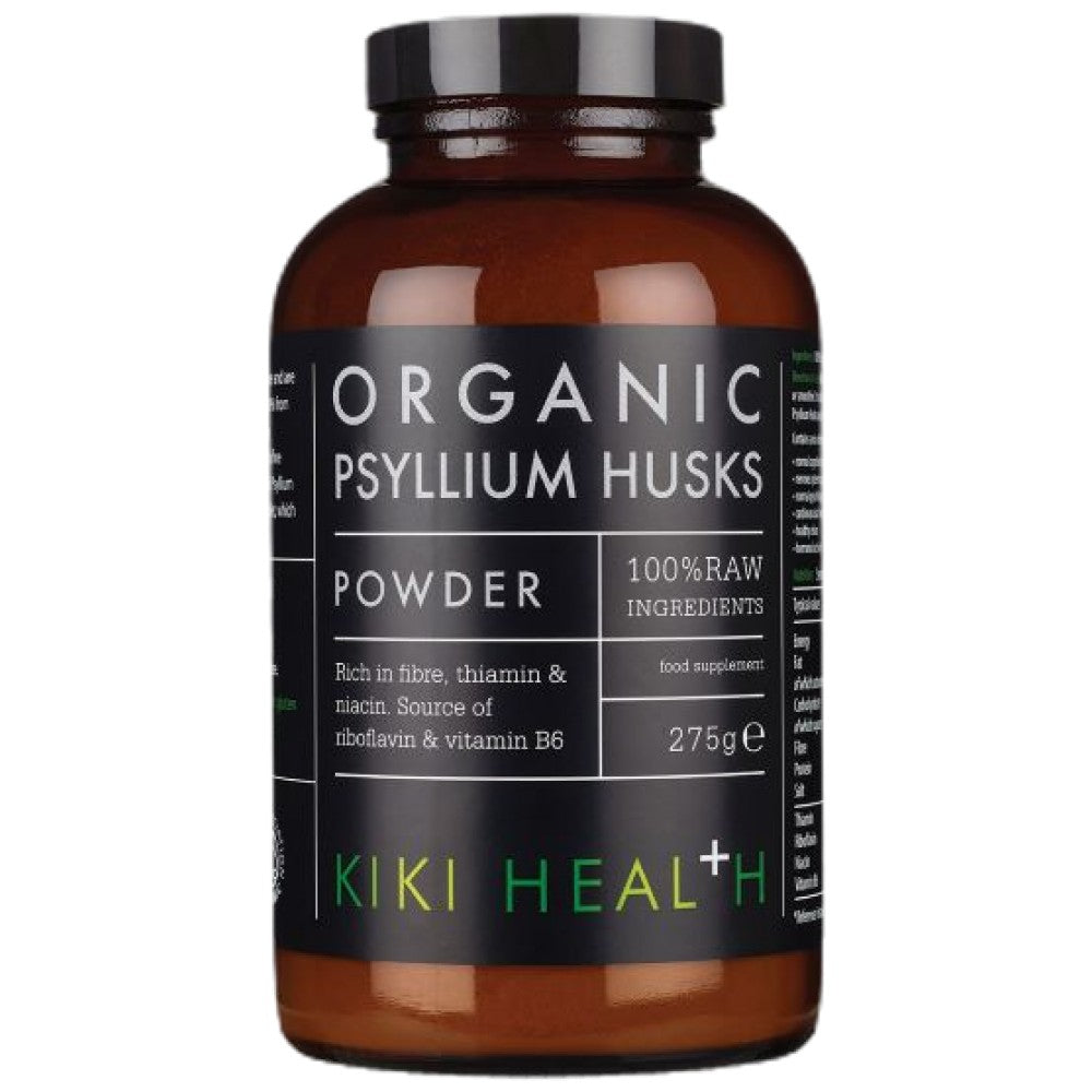 KIKI Health Organic Psyllium Husks Powder - Био псилиум обвивки на прах