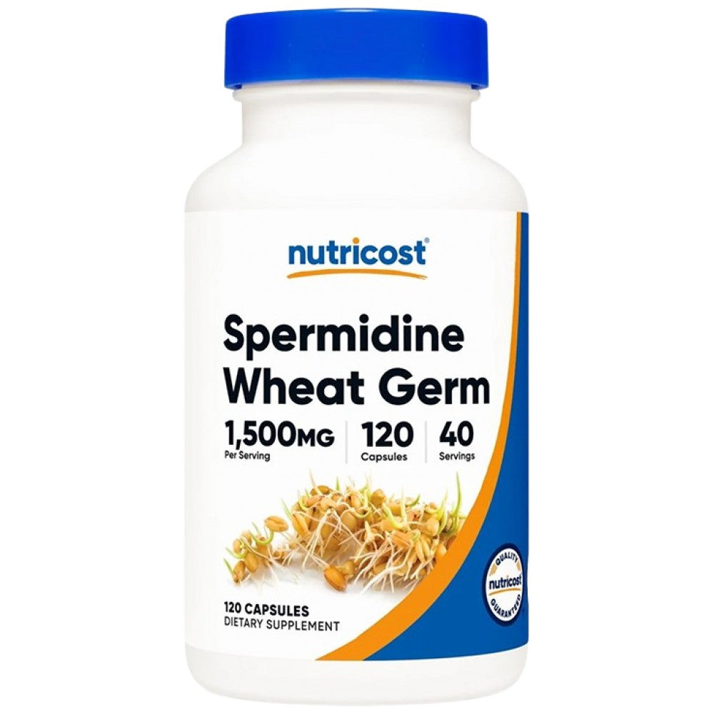 Nutricost Spermidine Wheat Germ 500 mg - Спермидин от пшеничен зародиш 500 mg