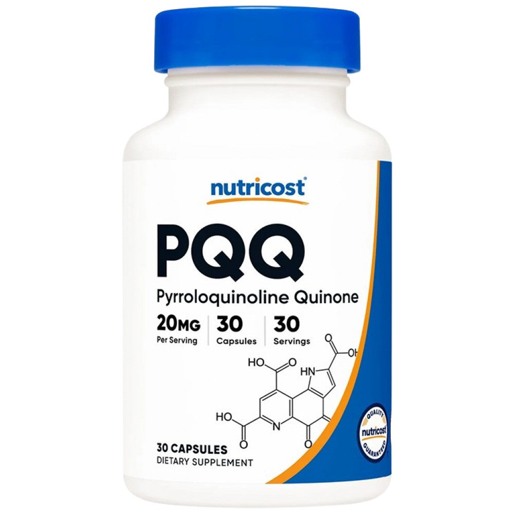 Nutricost PQQ 20 mg Pyrroloquinoline Quinone - PQQ 20 mg за митохондриите
