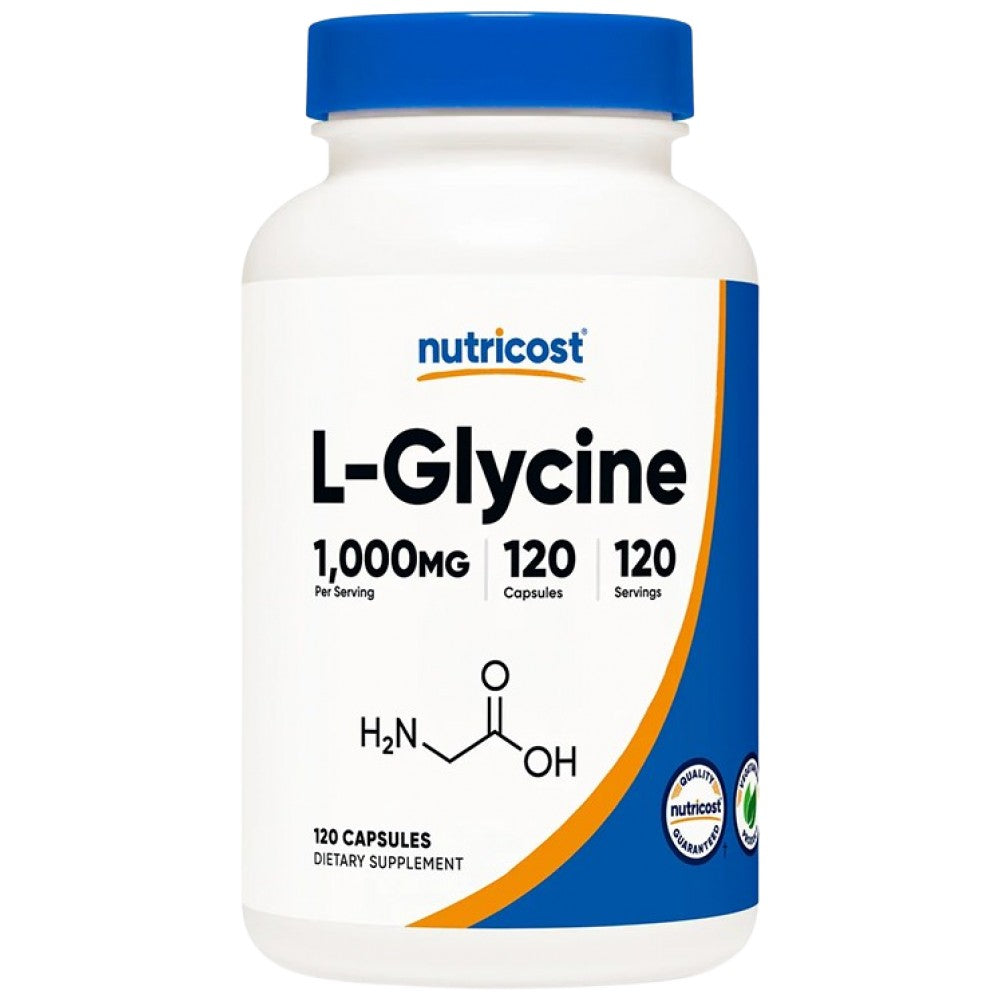 Nutricost L-Glycine 1000 mg - Глицин 1000 mg