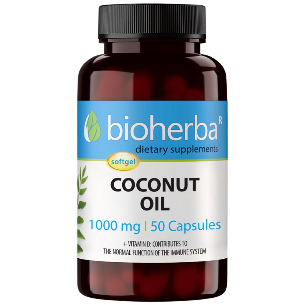 Bioherba Coconut Oil 1000 mg - Кокосово масло 1000 mg