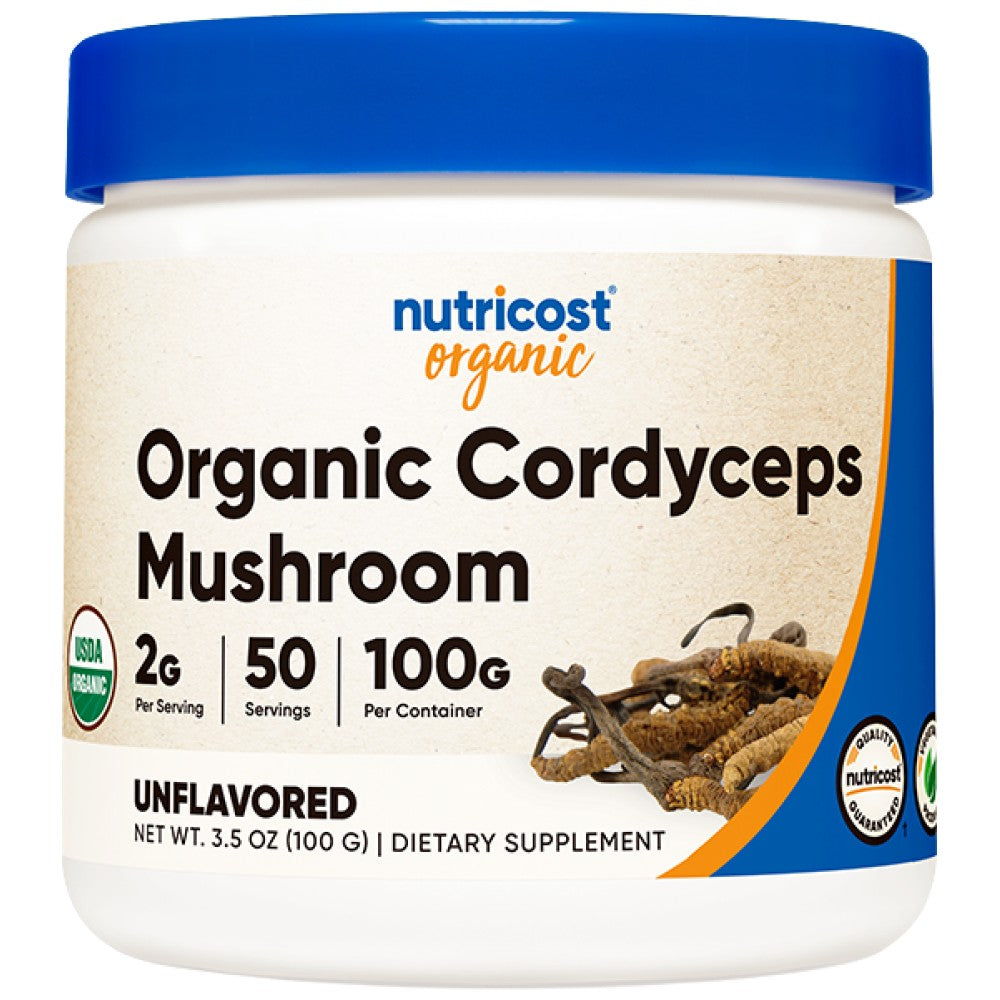 Nutricost Organic Cordyceps Mushroom - Органичен кордицепс