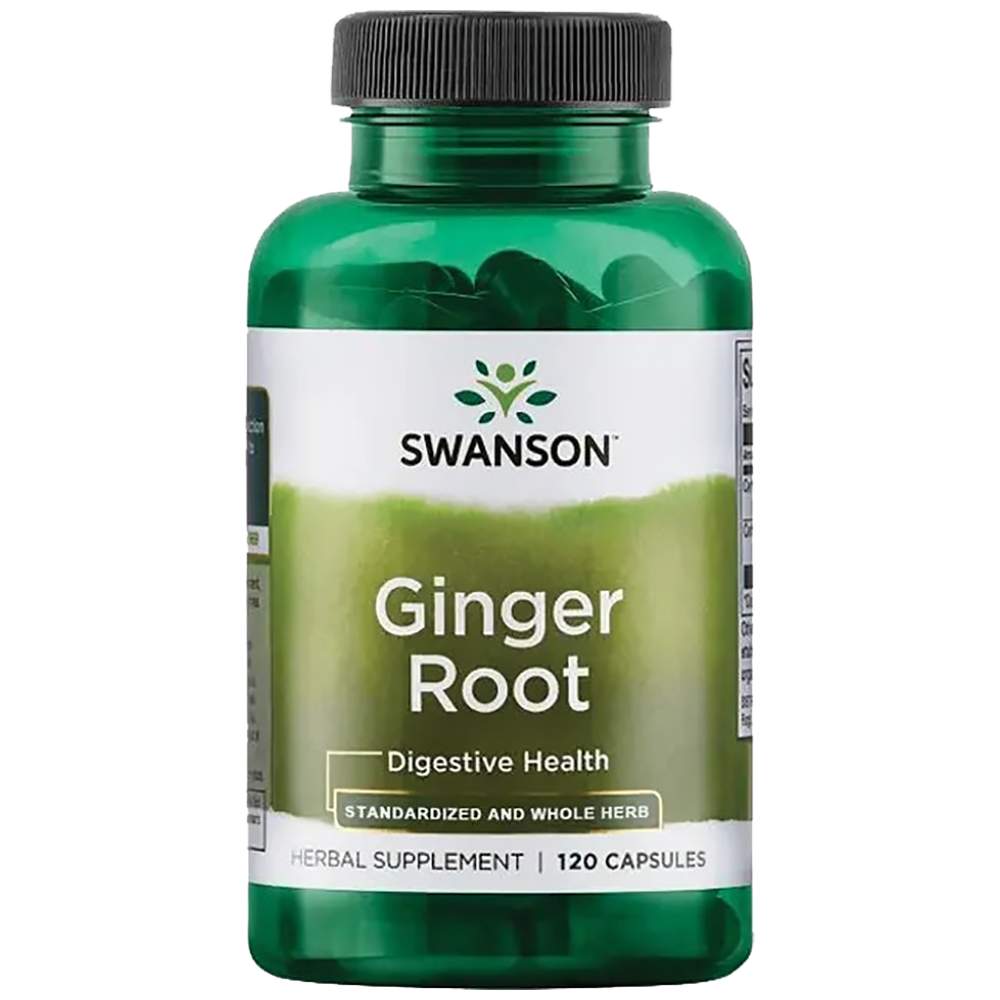 SWANSON Ginger Root Standardized 250 mg - Джинджифил стандартизиран 250 mg