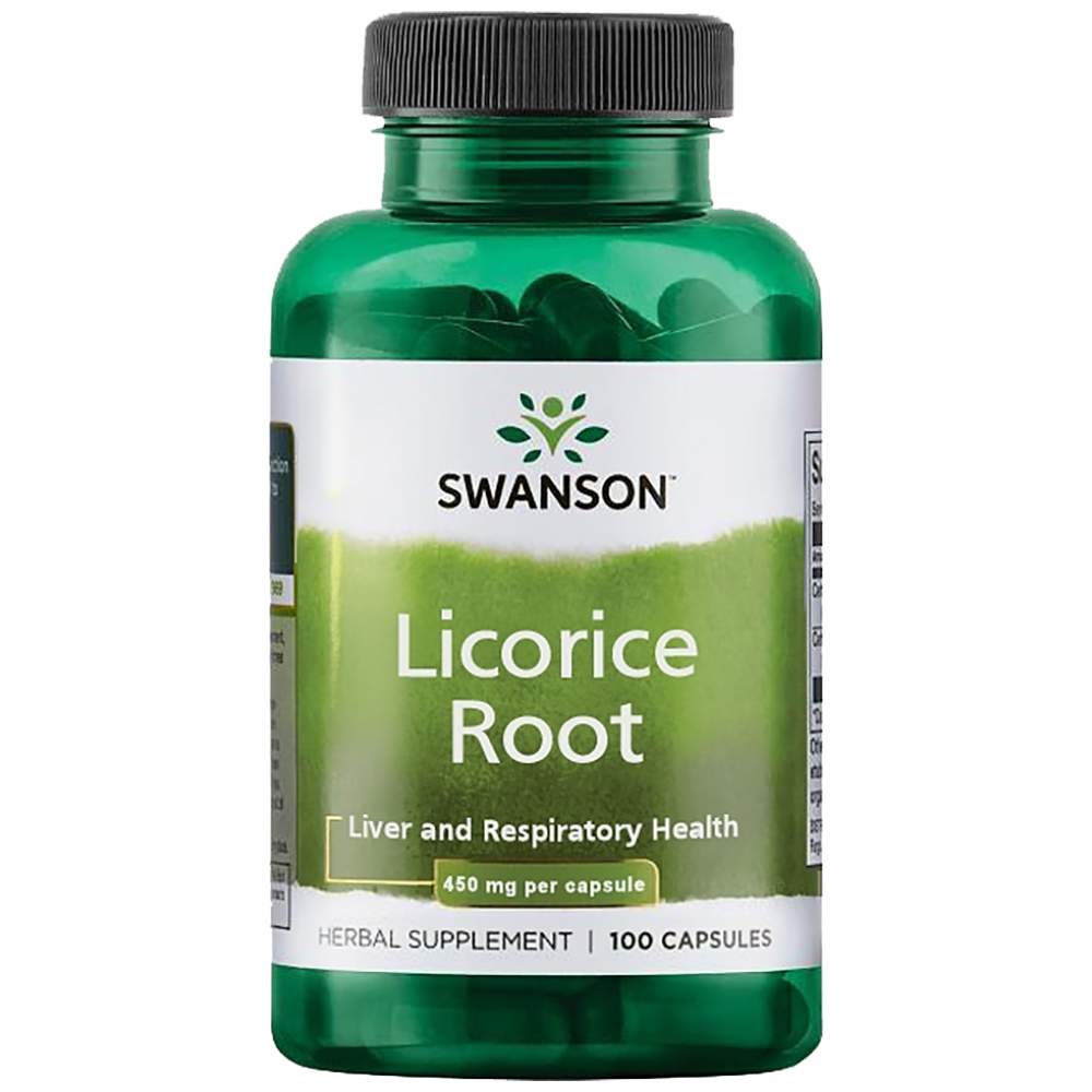 SWANSON Licorice Root 450 mg - Корен от женско биле 450 mg
