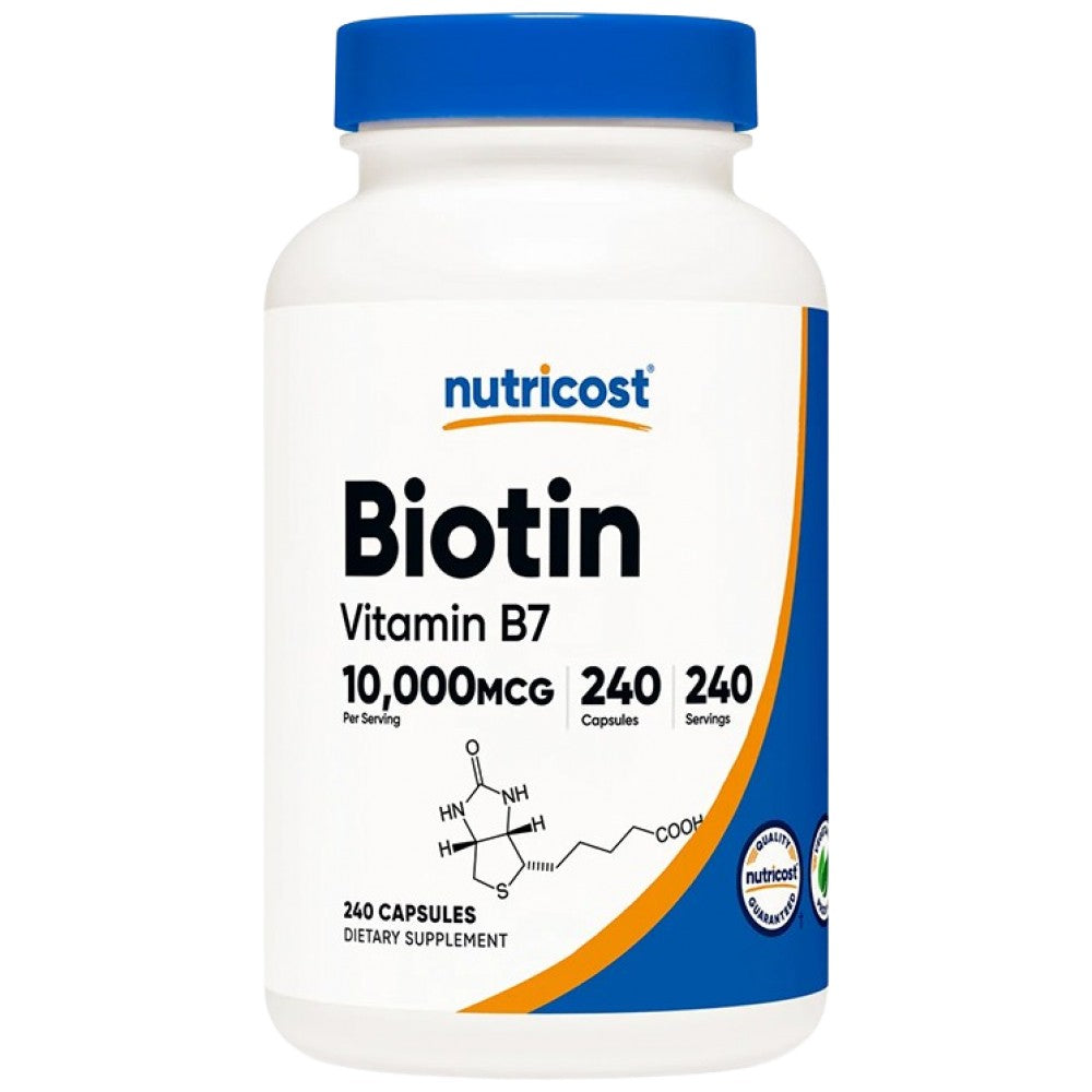Nutricost Biotin Vitamin B7 10 000 µg - Биотин 10 000 mcg