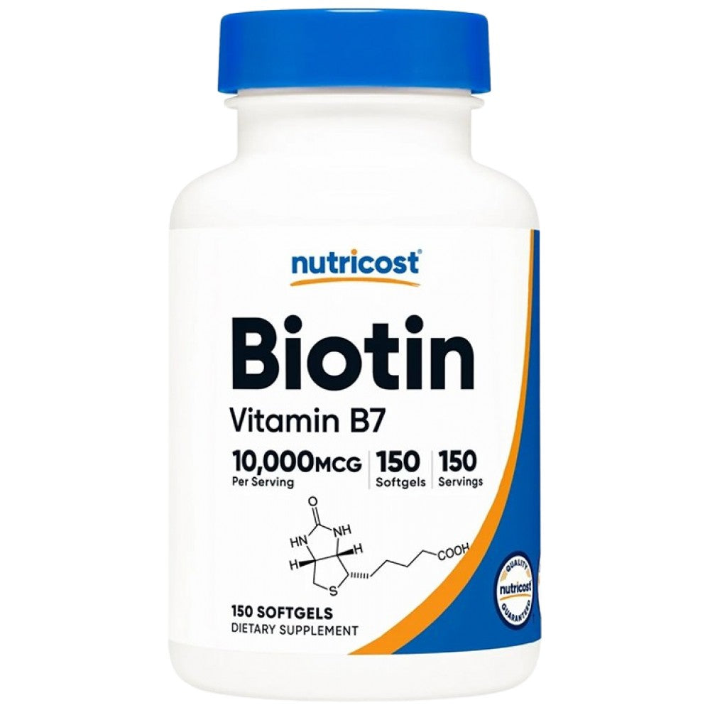 Nutricost Biotin 10 000 mcg - Биотин 10 000 mcg