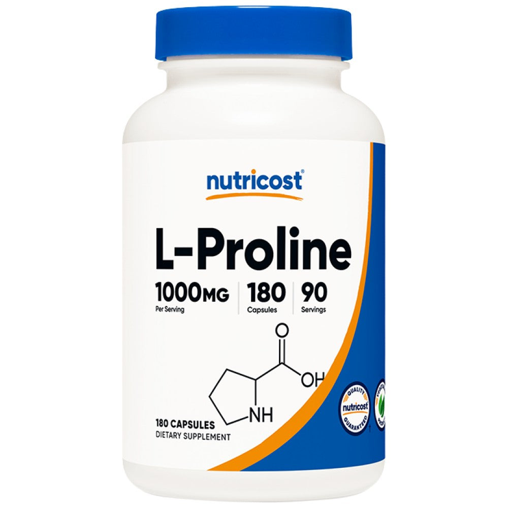 Nutricost L-Proline 500 mg - L-Пролин 500 mg